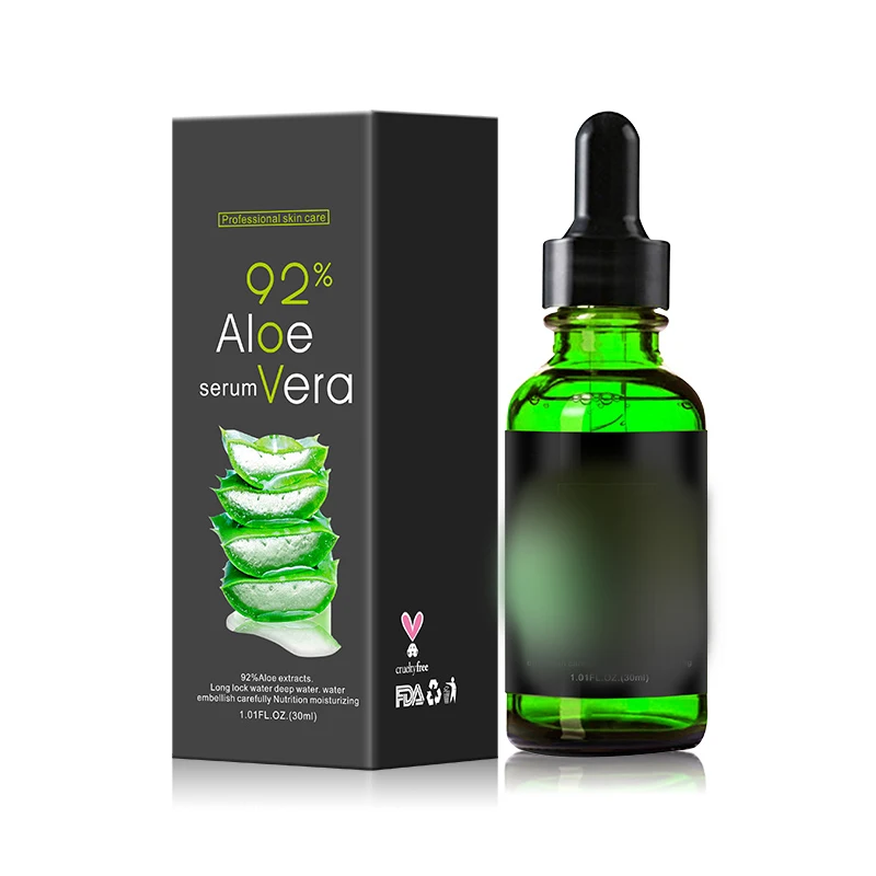 

Private Label Face Serum pretty cowry Organal Moisturizing Anti-acne Aloe Vera Serum