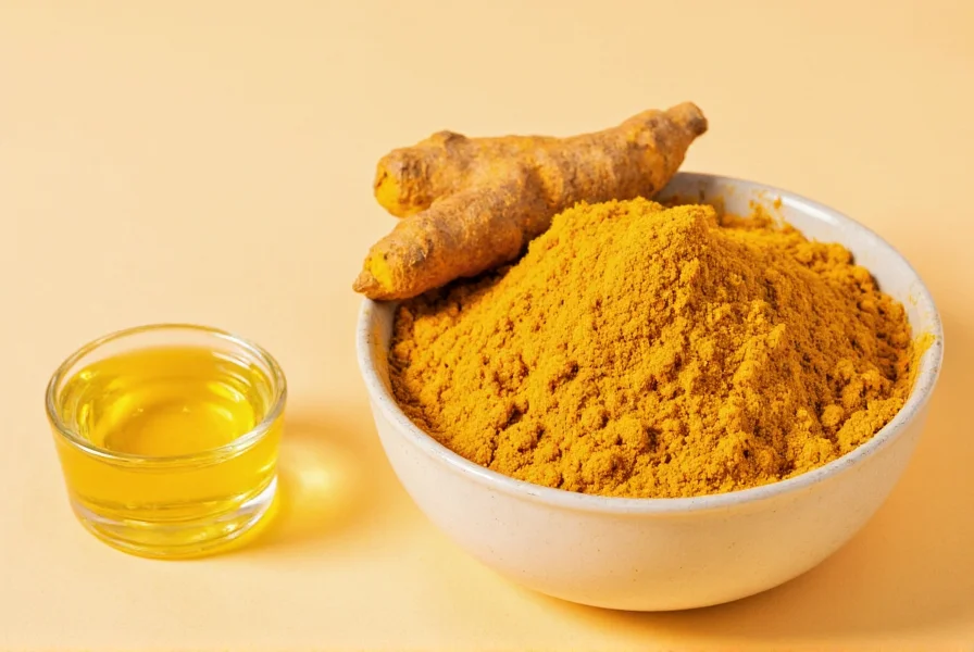 Turmeric golden milk preparation with coconut oil