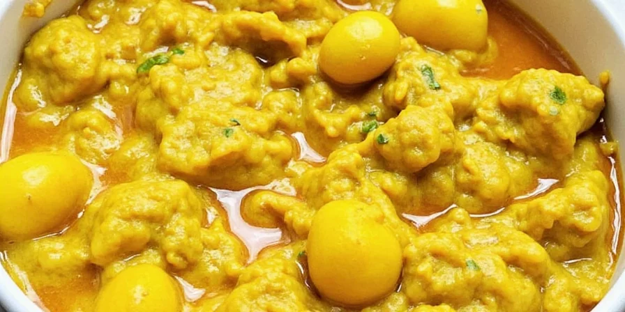 Person enjoying curry with friends at dinner