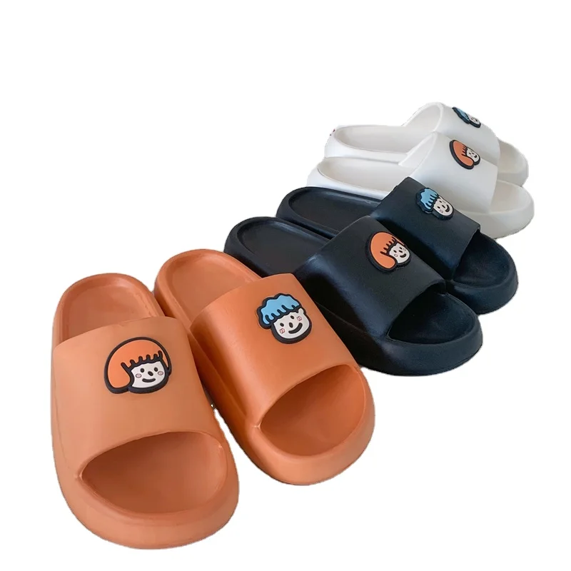 

Summer Personality Beach Slipper Sandals Fashionable Casual Slippers For Men House Slippers Cartoon, Black,white,orange
