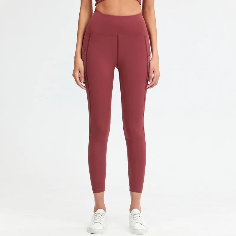 

New Design Lulu Pants Girls Wear Yoga Leggings With Pocket
