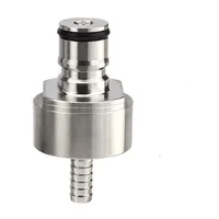 

Liquid Stainless Ball Lock Disconnect Carbonater Carbonation Cap For Soda Bottles 1/4"MFL