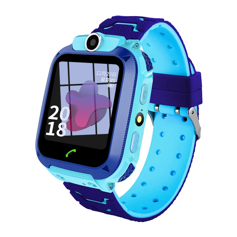 

2021 Q12 Children's Smart Watch Kids SOS Phone Watches Amazons Online Sim Card Photo Waterproof IP67 Kids Watch Gift boys girls