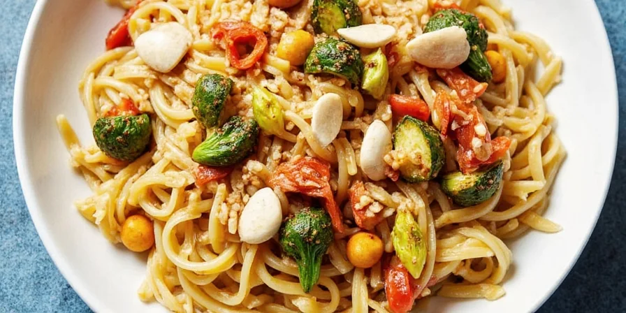 Urfa biber grilled bell peppers on pasta