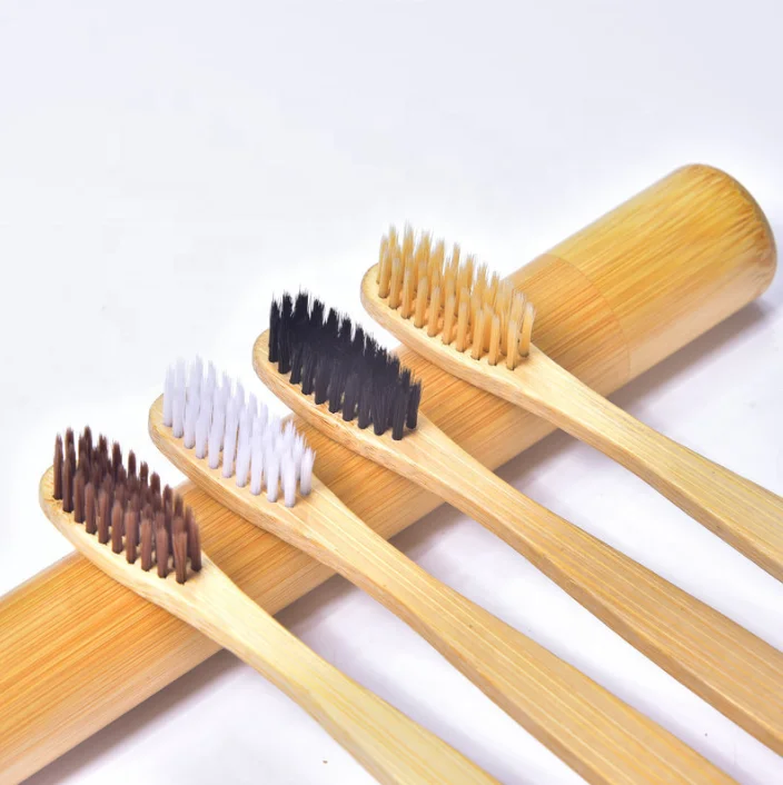 Wholesale Customized logo high-end Natural Soft Eco- friendly Manual bamboo toothbrush