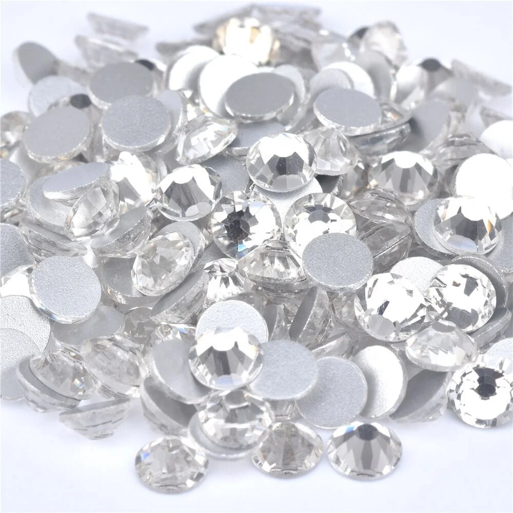 

yantuo Non Hot Fix Rhinestones white clear flatback strass crystal for DIY craft