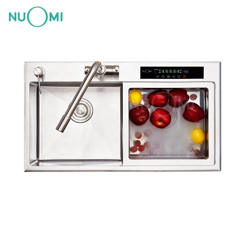 NUOMI Intelligent Purification SUS304 Handmade Kitchen Stainless steel Sink