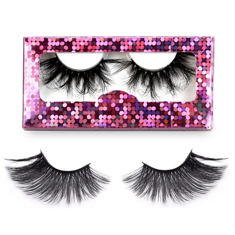 

Wholesale False Lashes Private Label Vegan eyelash strips custom packaging 3d mink faux eyelashes