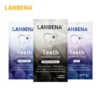 

LANBENA Teeth Whitening Strips Oral Hygiene Teeth Veneers White Strips Removes Plaque Stains Tooth Bleaching Dental Tools 7 Pair