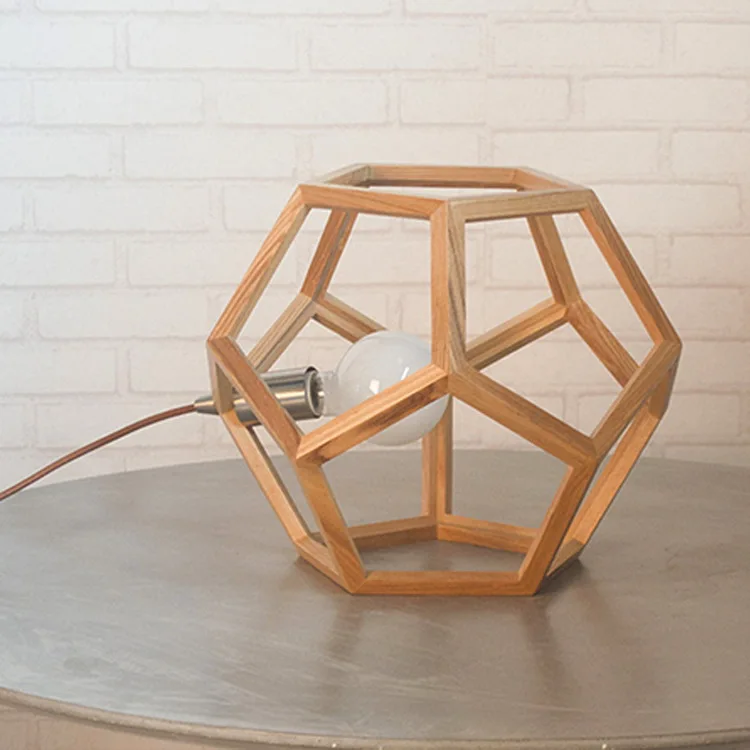 Contemporary Pendant Lamps Kitchen Wooden Chandelier Retro Lighting