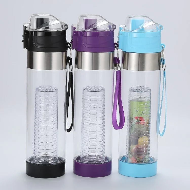 

Wholesale 2019 700 ml High quality Empty Clear Round Drinking Water Glass Bottle