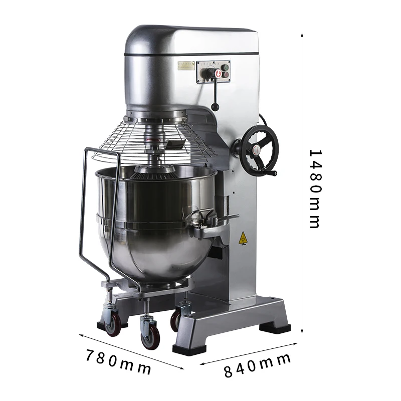 Yoslon Commercial Automatic,80 Liters Heavy Duty Electric Mixers Bakery Equipment Making Cake