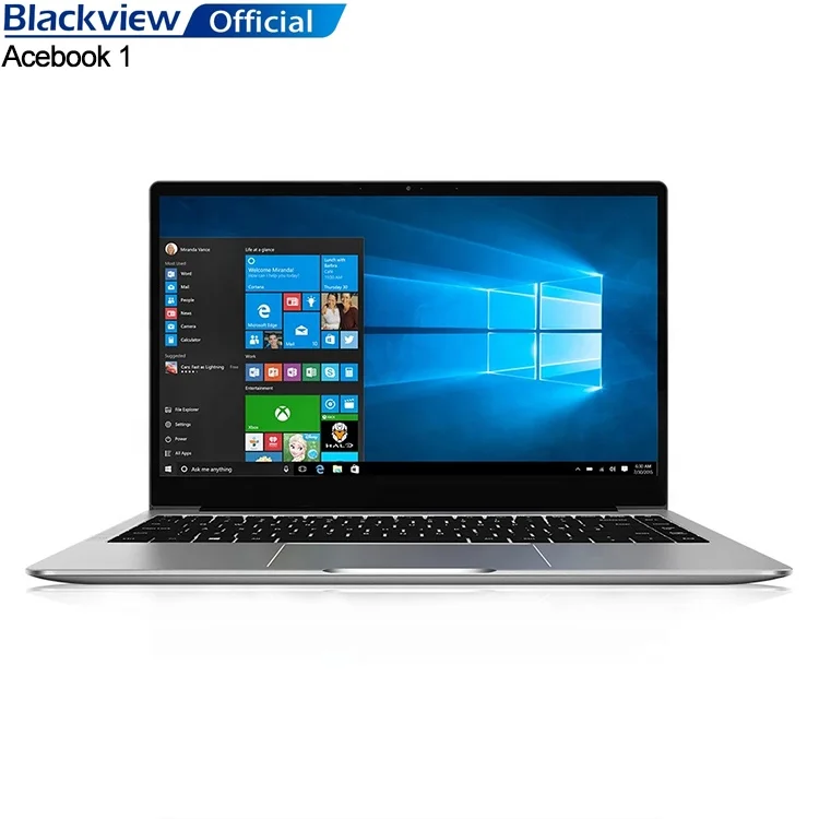 

Wholesale Price 14 inch FHD 1920*1080 Display Win 10 128GB ROM Intel Notebook Students Computer Blackview Acebook 1 Laptop