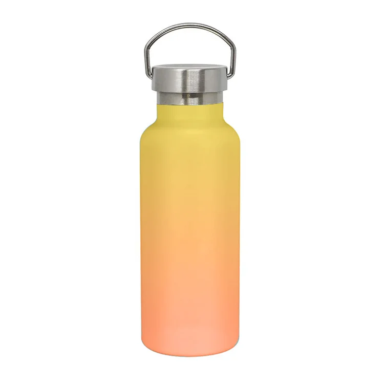 

Sublimation Insulated Travel Stainless Steel Sports Water Bottle Customized Logo and Color, Customized color