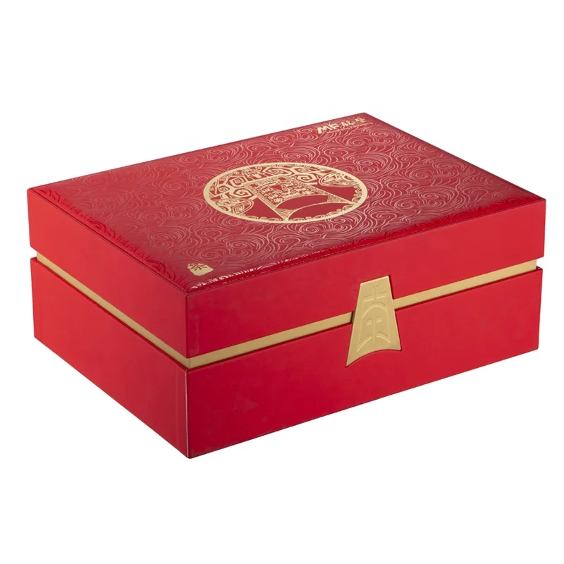 
China Manufacturer Luxury rigid paper Tea Gift Box with logo printing  (1600100760242)
