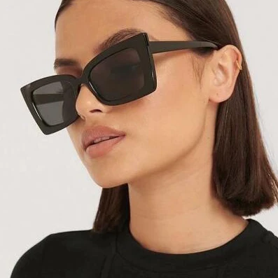

Unique Vintage Butterfly Square Cat Eye Sunglasses For Women New Fashion Brand Gradient Sun Glasses Female Elegant Black Shades
