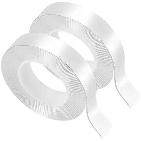 

double sided nano gel tape transparent reusable washable adhesive nano tape