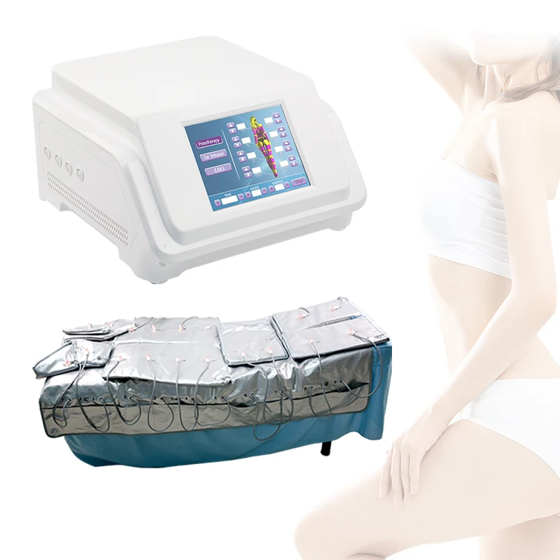 

Pressotherapy 3 in 1 machine professional lymphatic drainage massager machine ems slimming body suit for salon use