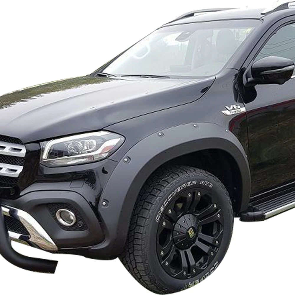 

YCSUNZ ABS Plastic Matte Black Fender Flare Modified Mercedes X-CLASS Pickup 2018 2019 European version Car Exterior Accessories