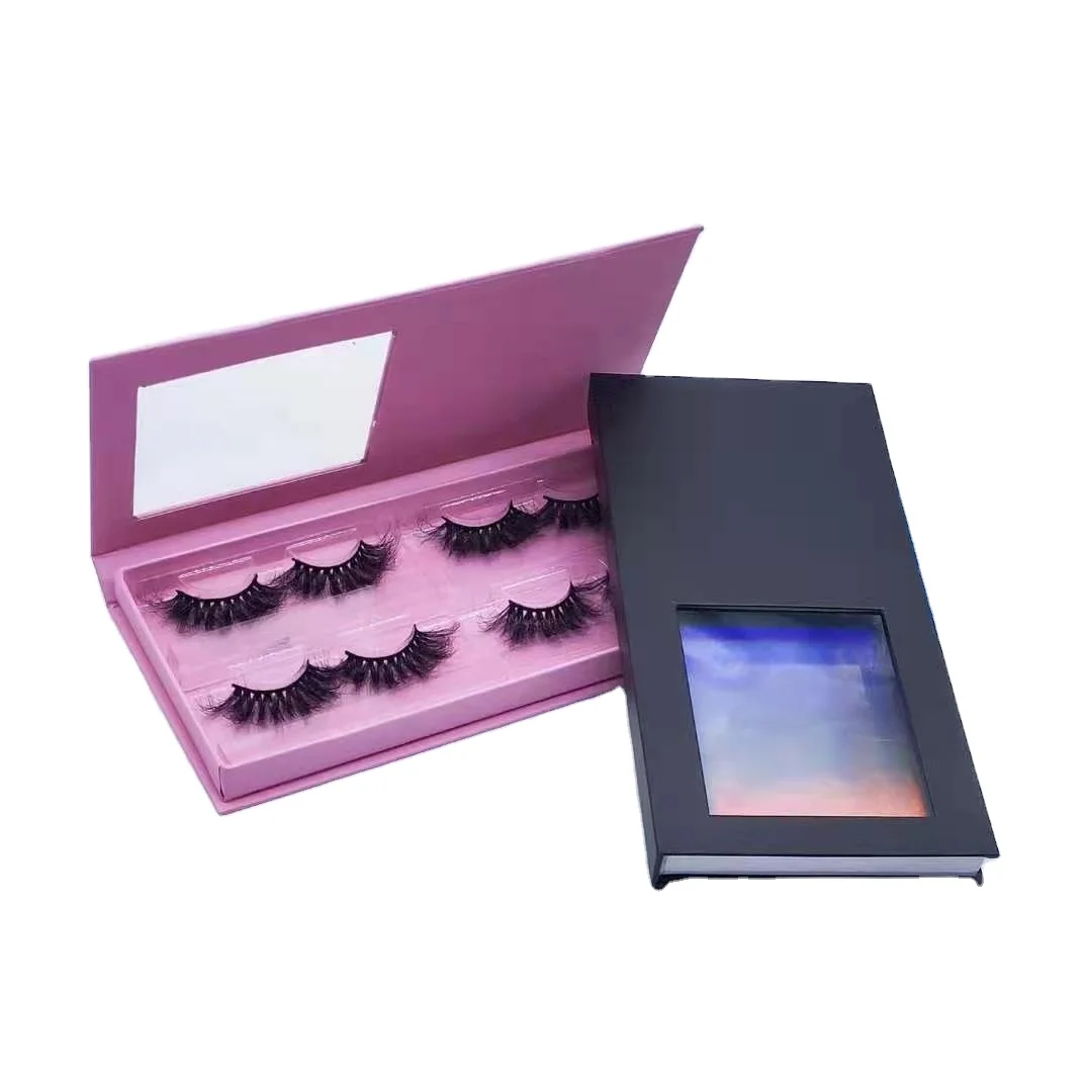 

2021 new arrivals free eyelash samples factory wholesale with private logo mink eyelashs, Black color