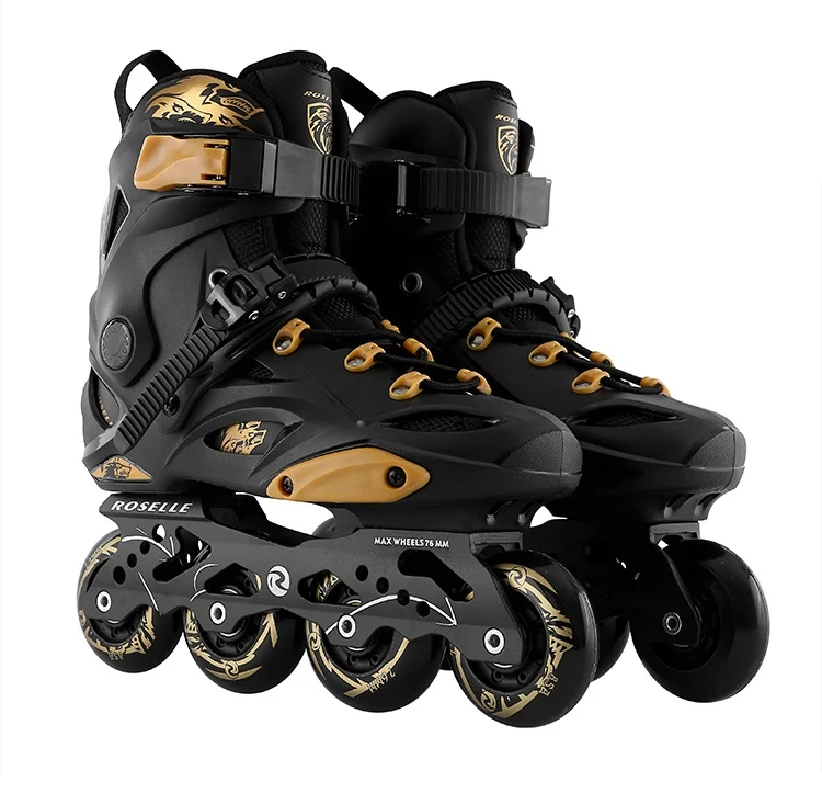 

EACH Slalom Skate Buy Roller Shoe Skates 4 Wheels Skating Shoes Patines For Men Adult