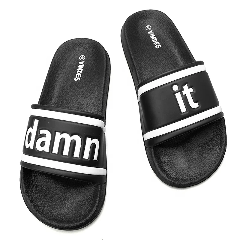 

Men's slippers Pu indoor and outdoor slippers customized slippers, Picture