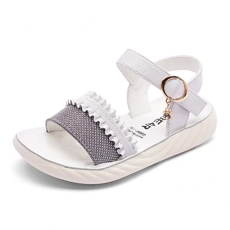 

2020 Summer Fashion Girls Shoes Princess dress shoes, Pink white