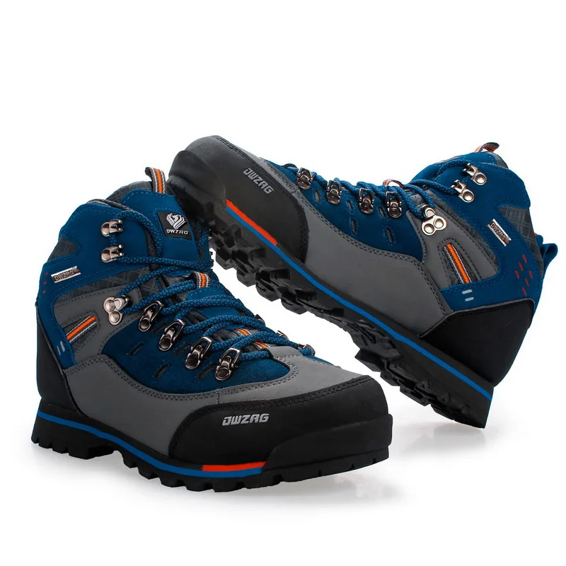 
Men Hiking Shoes Boots outdoor shoes trekking shoes waterproof Winter High Top Mountain Climbing Sneakers Hunting Boots for Men 