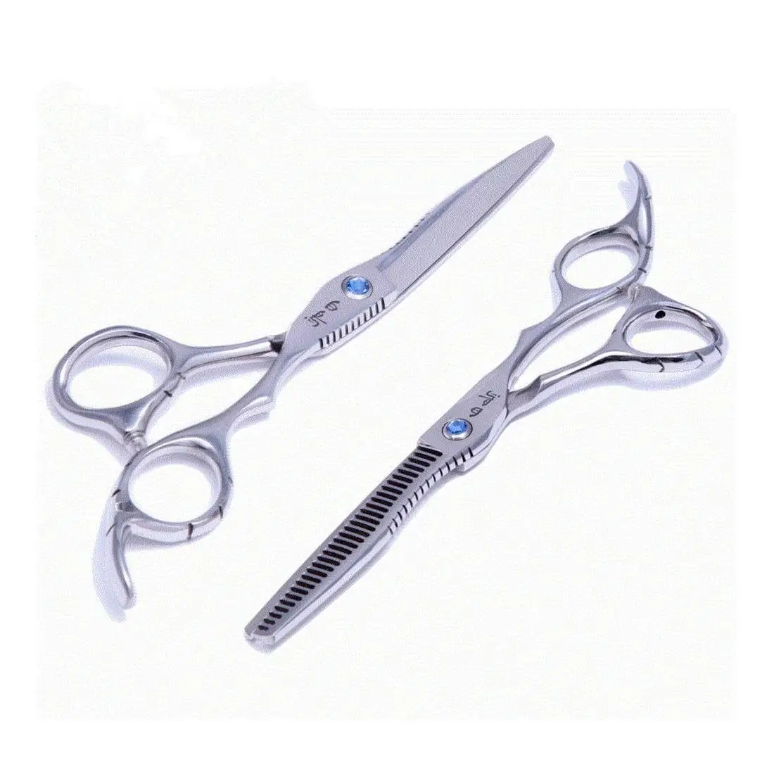 

2pcs Hair Scissors 6" 2Pclot Barber Scissors Shear Cutting Thinning Scissor 30 Thinning Straight Snips Pinking Shears