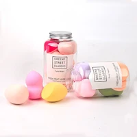 

Instagram New Arrivals Colorful Makeup Beauty Sponge Power Puff 6pcs Gift Set with Bottle