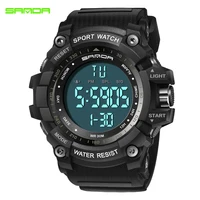 

2019 SANDA 359 Digital Watch Men Luxury Brand Military Watch Fashion Men Sport Watch Alarm Stopwatch Clock