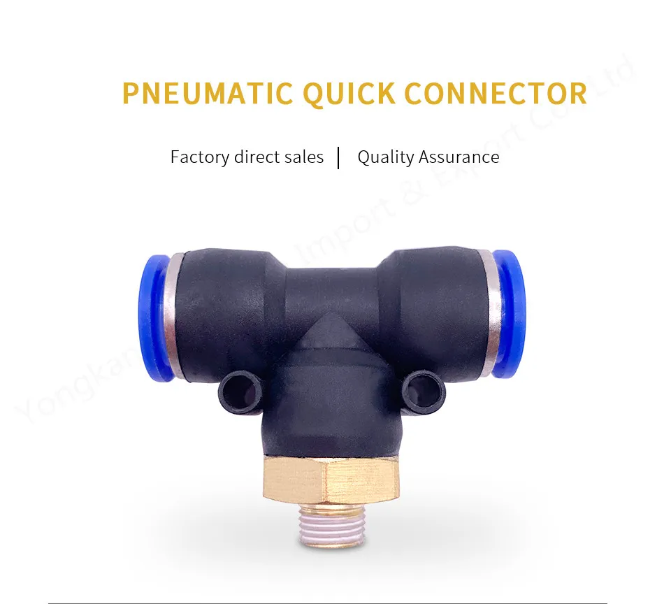 Fevas Air Pneumatic Push in Fitting Female Connector for Tube OD 6mm 8mm 10mm 12mm X 3/8 Female BSPP Color: for Tube OD 8mm, Specification: 3/8 