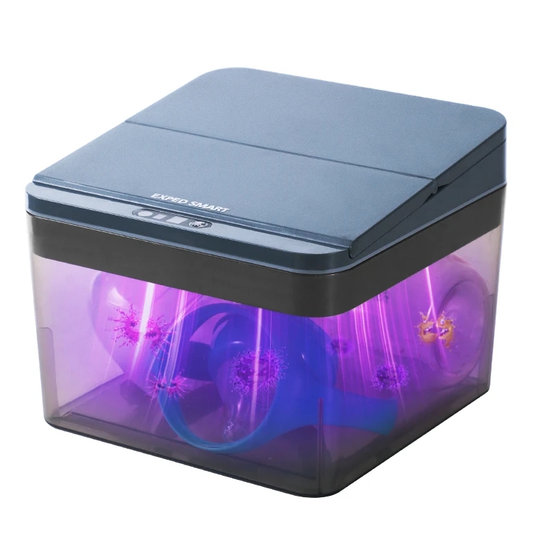 

Uv Light Sterilizer Box Multi-Function smart Disinfection Sterilizing Storage box with sensor lid