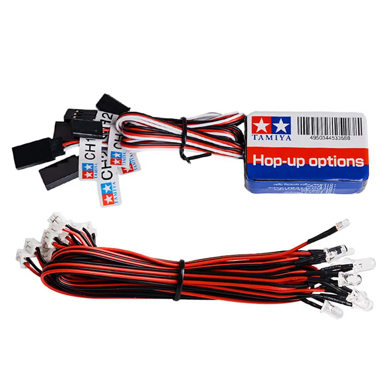 

RC 12LED Lighting System Kit Smart Simulation Lights 1/10 Drift On Road RC Car Yokomo Tamiya Hop-up options Remote Control