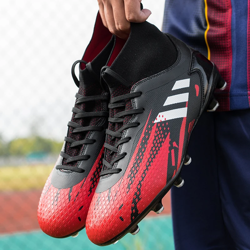 

Big Sizes Soccer Shoes Unisex Custom Soccer Shoes Football Boots 2020 and 2021 for Men Summer Winter Spring Football Shoes, White/black;white/pink;orange/blue