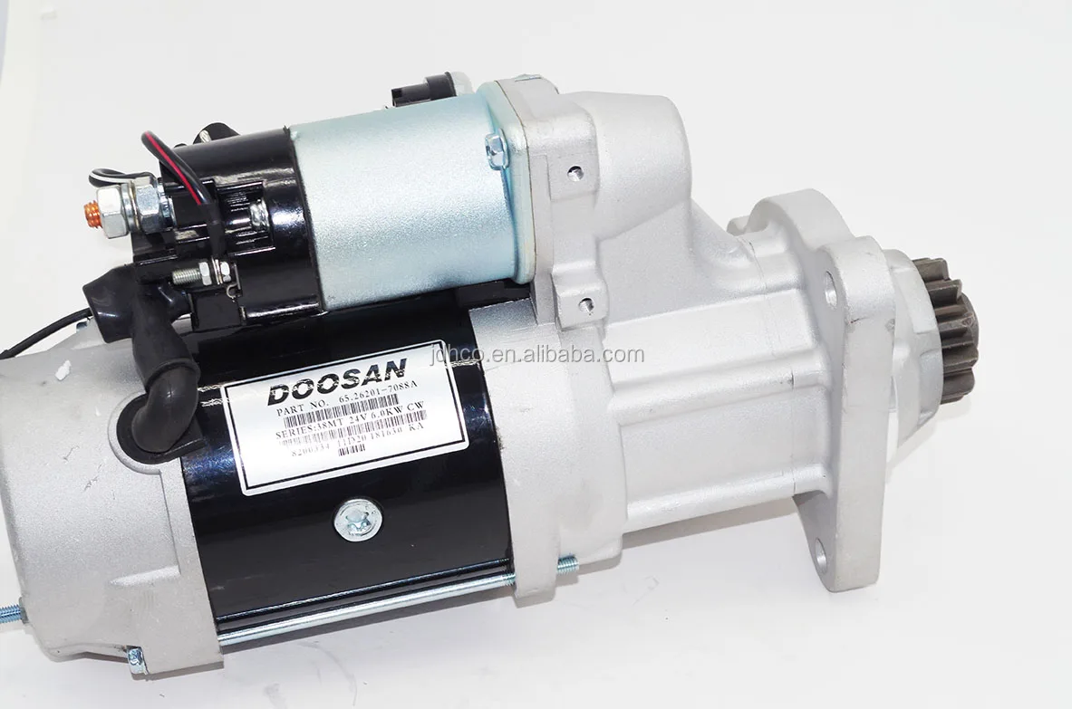 65.262017088a 30051600057 24v 6.0kw Starter Motor For Doosan