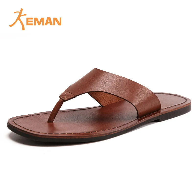 

Luxury Custom Casual Shoes Style Slide Sandal Mens Genuine Leather Slippers For Summer Man, Any colour