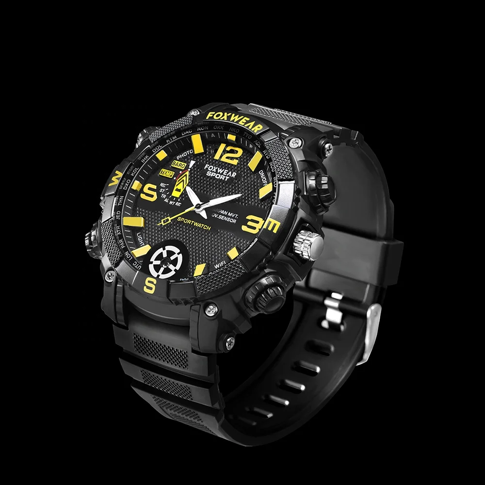 

Outdoor Detection App Control IPX7 led light watch Smart HD 1080P IPX7 2.4G 5G Android IOS PC Watch Spy Camera 16G