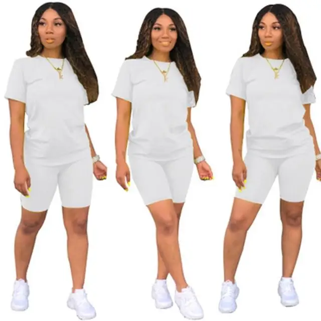 

Custom t shirt and joggers set Fashion sport plain t shirt and shorts set t shirts custom printing and shorts