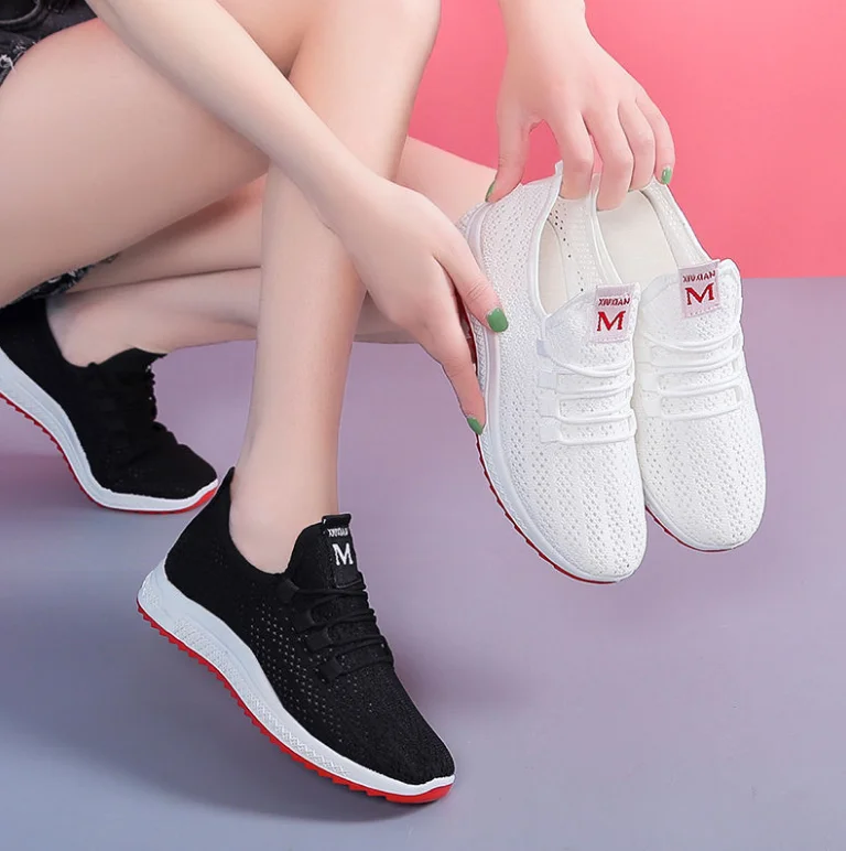 New Style Lace Up Thick Sole Fashion Shoes Sports Casual Women's Shoes ...