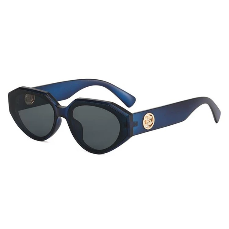 

Retro Cat Eye Trendy Shades 2021 Luxury Futuristic Sunglasses Logo Sunglass Brand Designer Sun Glasses Women, As pictures or customized color