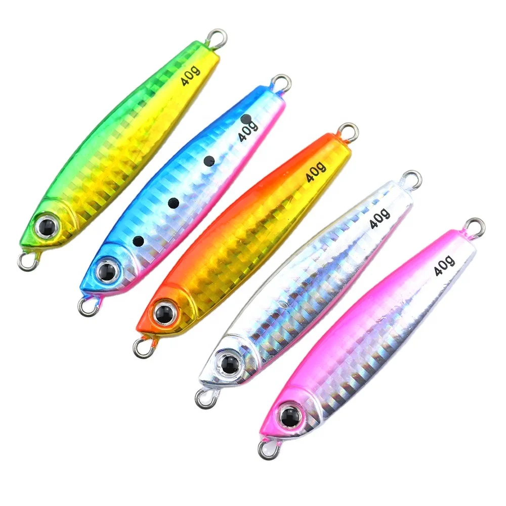 

CASTFUN 4.5cm 7g 10g 14g 21g 28g 40g 50g 60g Fishing Lures Metal Jig Small Casting lures Micro Jigging Lure For Saltwater, Vavious colors