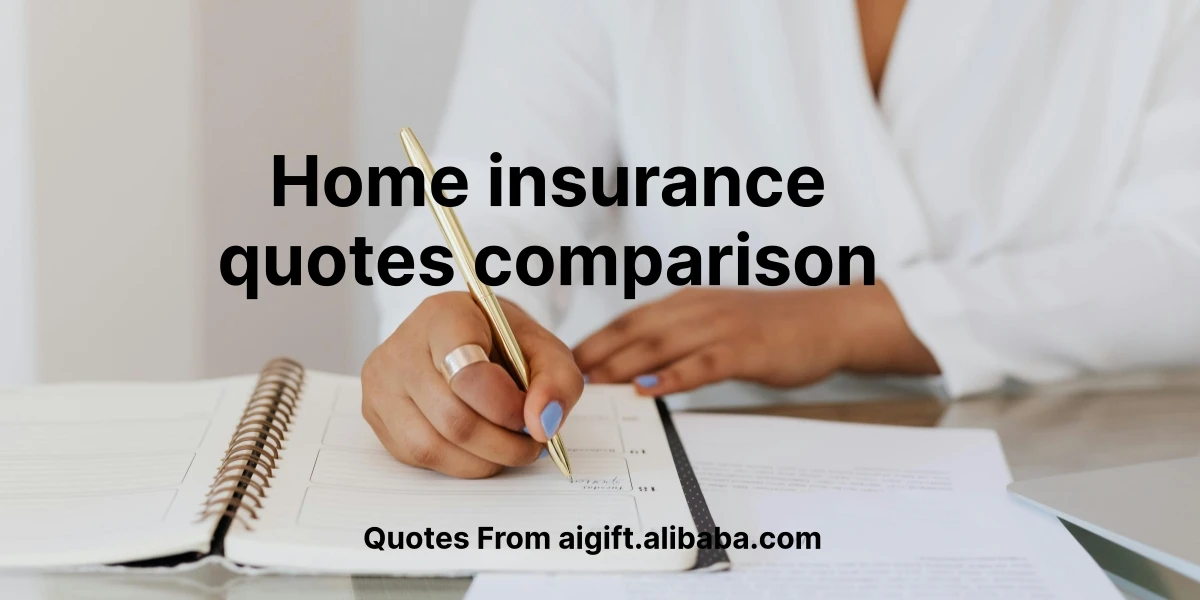 home insurance quotes comparison