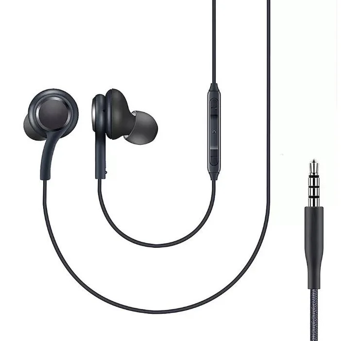 

For Samsung S8 S9 S10 Headphone Headset 3.5MM AUX Bass Hands Free Original Earphone In-ear For Samsung S8 Earphones, White,black