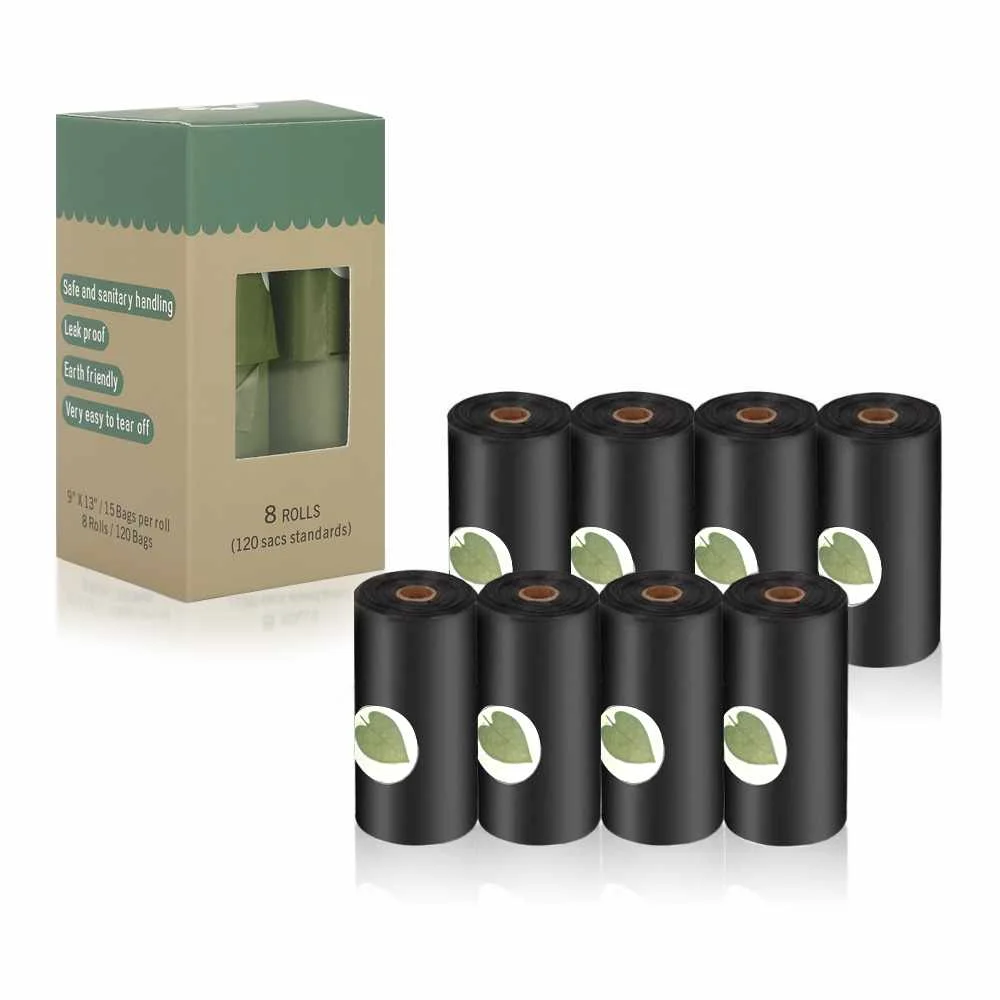

8 Rolls per box bag eco-friendly pet dog poop bag Pet supplies