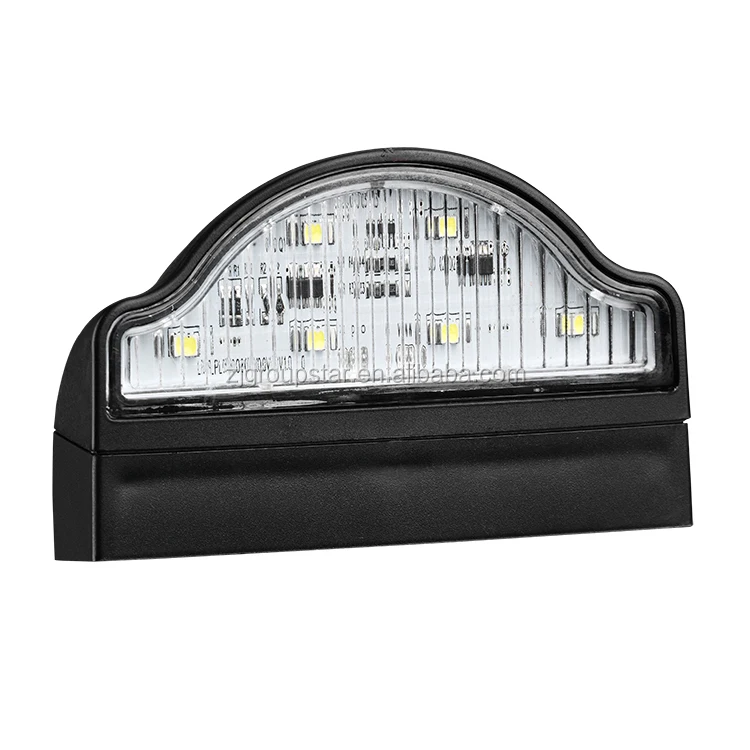 led trailer number plate light