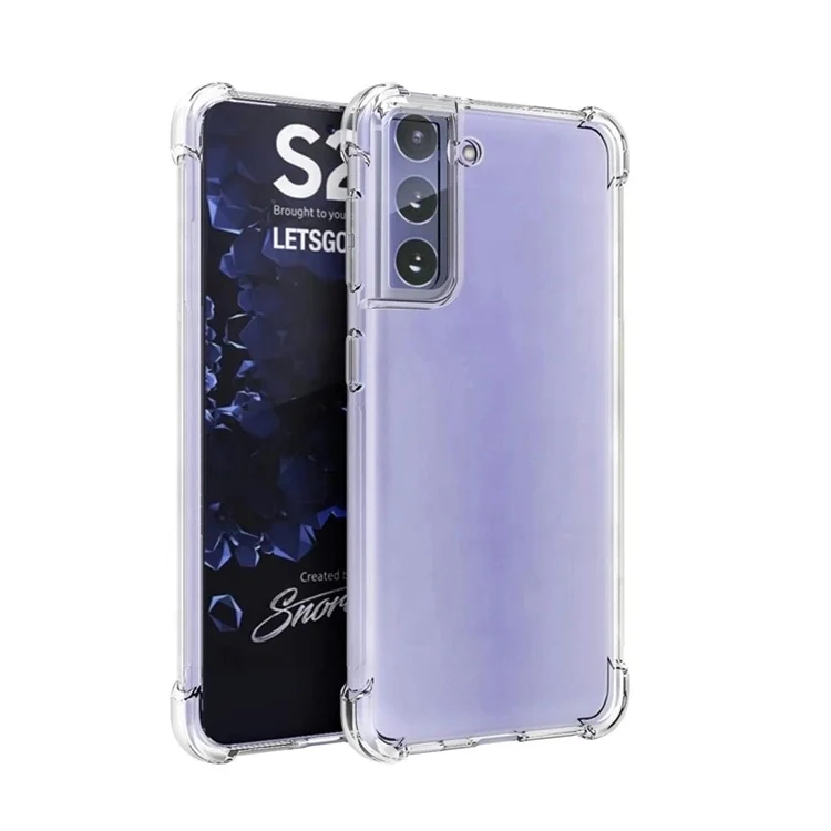 

Premium Shockproof Clear TPU S21 Plus Phone Case For Samsung Galaxy S21 Ultra Case