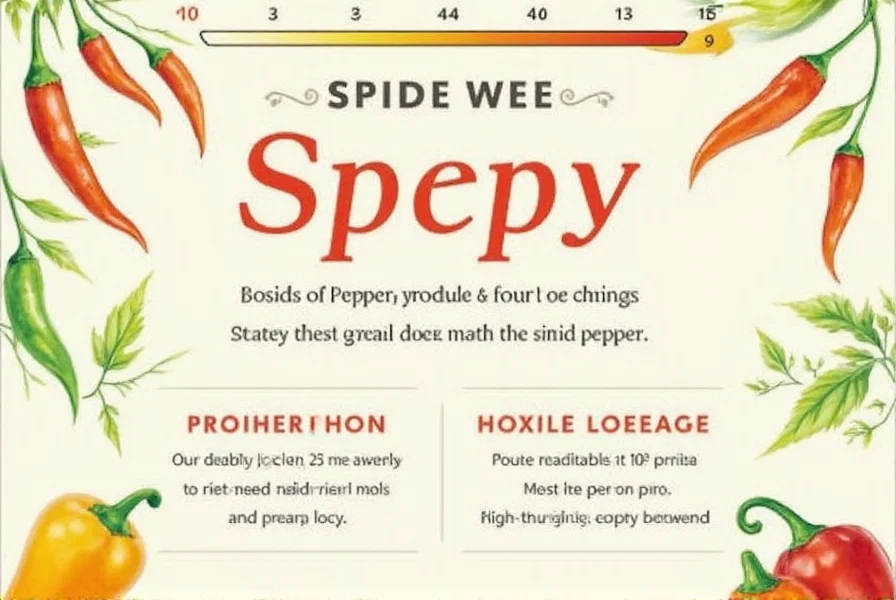 Pepper Heat Scale Chart