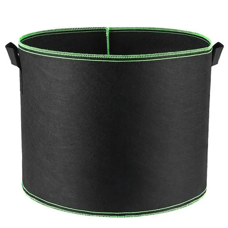 

Garden Grow Bags Different Gallon Aeration Fabric Pots Container Garden Potato Felt Grow Bag, Black, white & custom