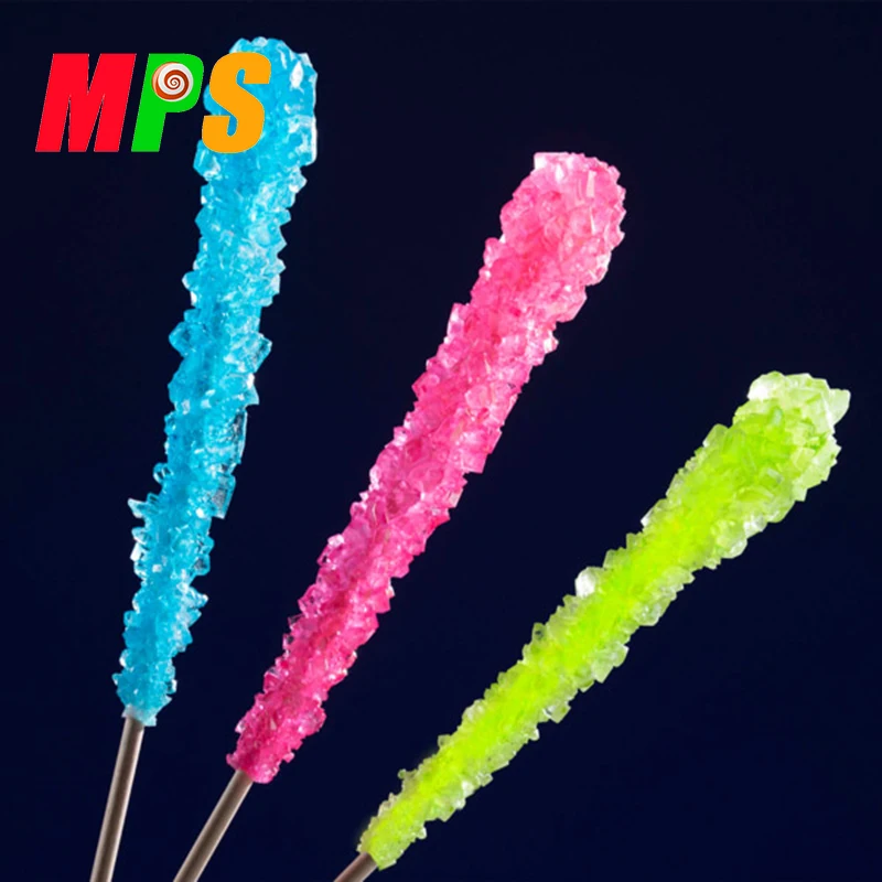 
Sour Rock Candy Sticks Assorted Colors 